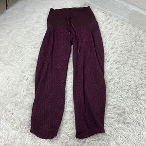 Lululemon Shake It Out Crop Star Pixel Raspberry Bordeaux Drama / Bordeaux Drama